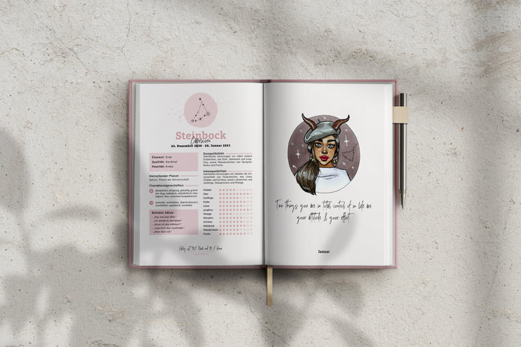 NEU KALENDER 2022 | A5 'NOAR' mit Sternzeichen