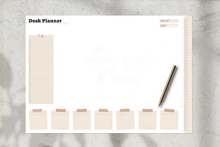 A2 Desk Planner