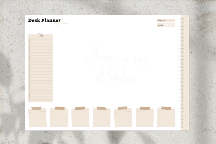 A2 Desk Planner