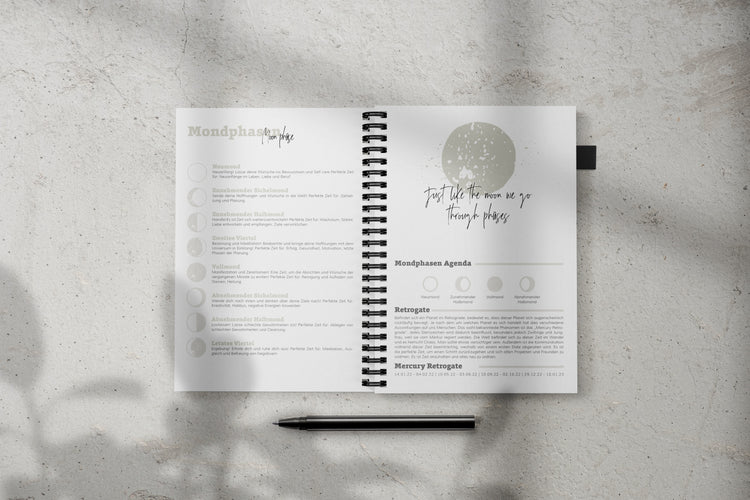 NEU RINGBUCH KALENDER 2022 | A5 mit Sternzeichen
