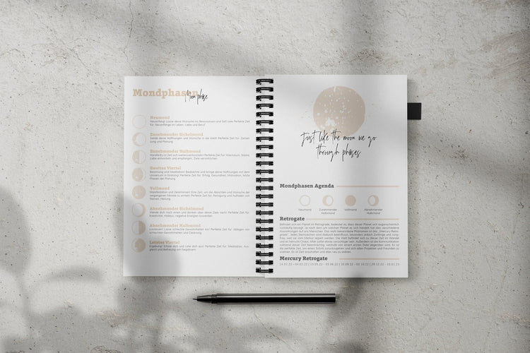 NEU RINGBUCH KALENDER 2022 | A5 mit Sternzeichen