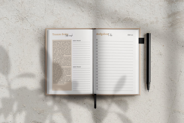 NEU 2022 BUSINESS Kalender A6  | You got this Girl' in beige