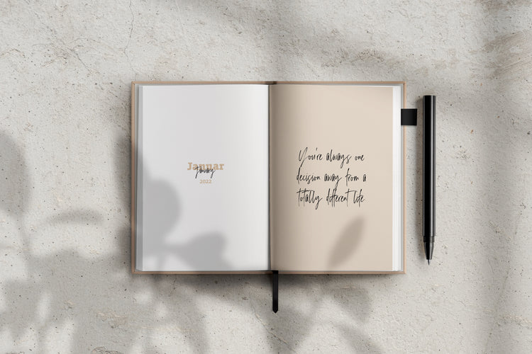 NEU 2022 BUSINESS Kalender A6  | You got this Girl' in beige