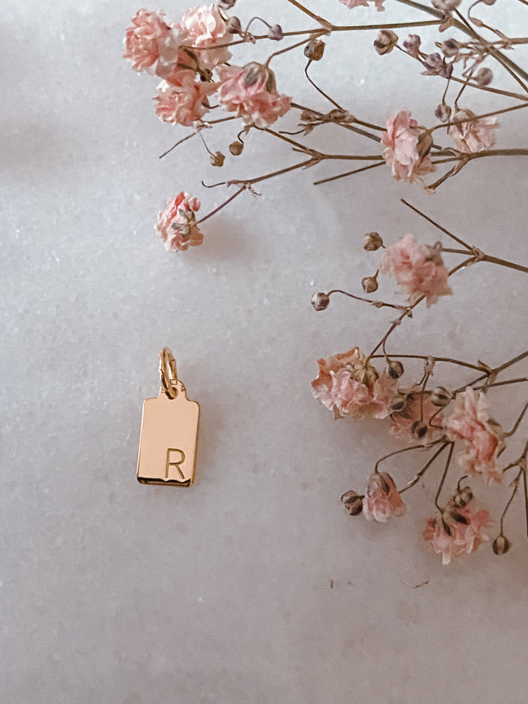 R | Buchstaben Anhänger | GOLD