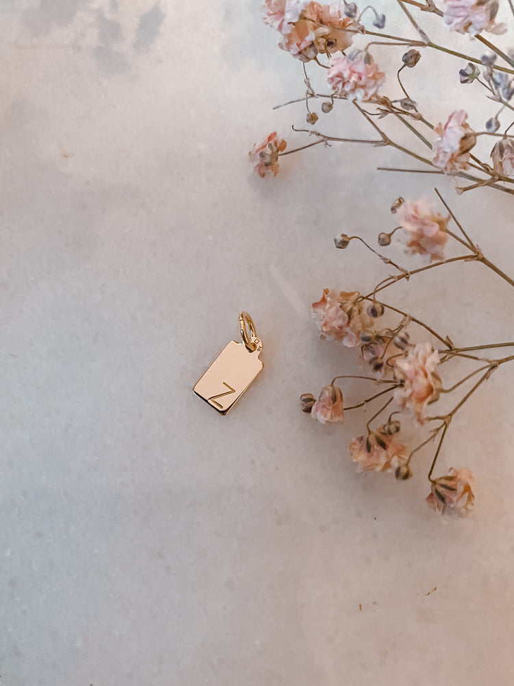 Z | Buchstaben Anhänger | GOLD