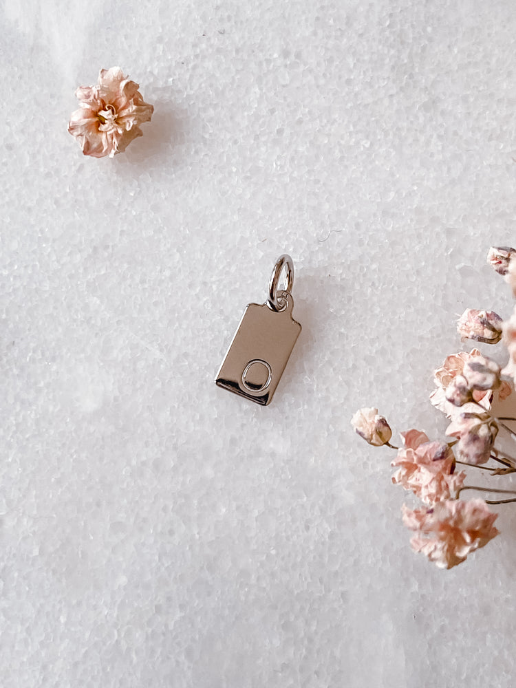 O | Buchstaben Anhänger | SILBER