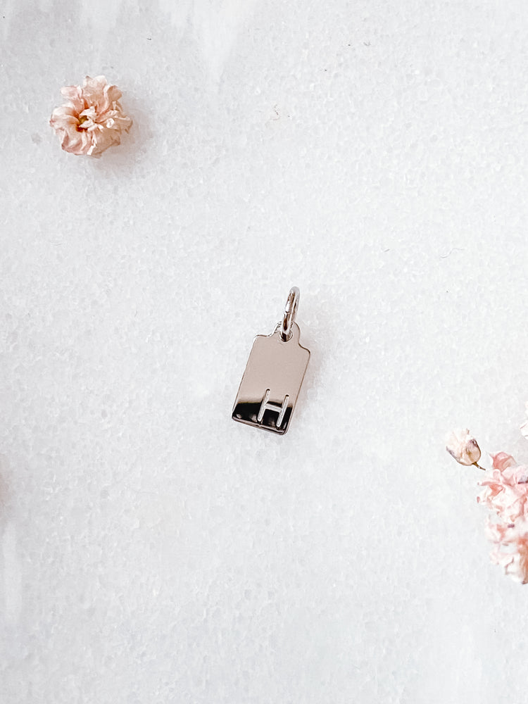 H | Buchstaben Anhänger | SILBER