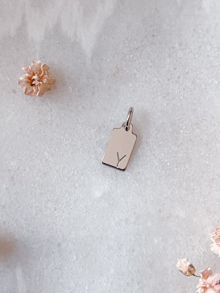 Y | Buchstaben Anhänger | SILBER