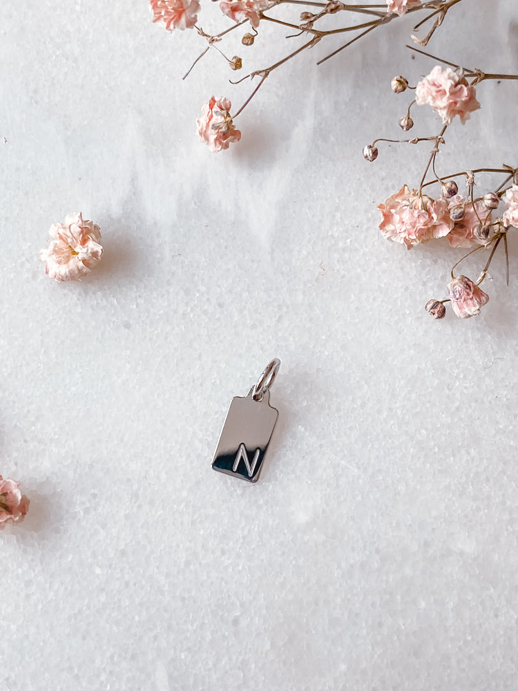 N | Buchstaben Anhänger | SILBER