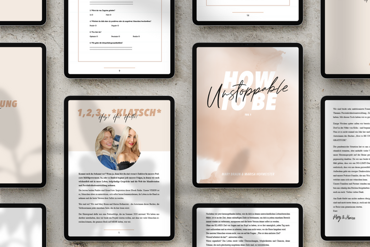 "how to be UNSTOPPABLE" - Teil 1 (E-Book)
