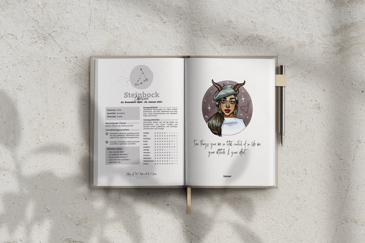 NEU KALENDER 2022 | A5 'NOAR' mit Sternzeichen