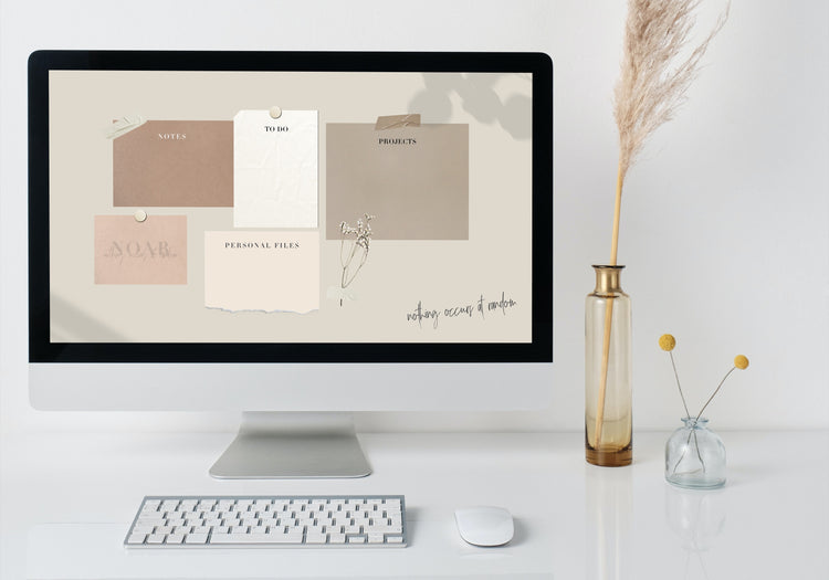 NEU | Desktop Organizer Wallpaper | Mac & Windows
