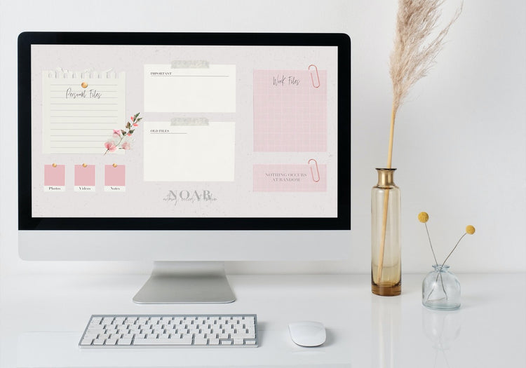 NEU | Desktop Organizer Wallpaper | Mac & Windows