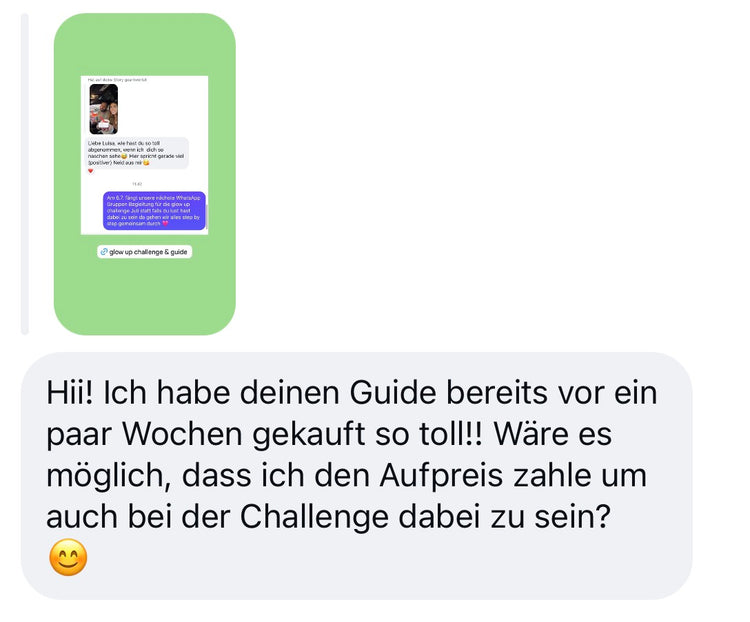 Upgrade zur Challenge (90€ Differenz)