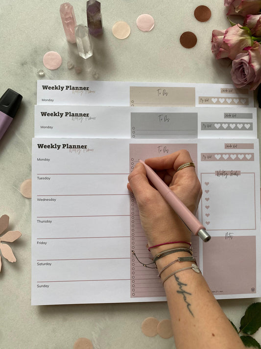 NOTIZBLOCK | A4 'Weekly To Dos' in beige