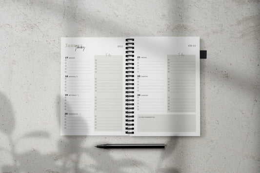NEU RINGBUCH KALENDER 2022 | A5 mit Sternzeichen
