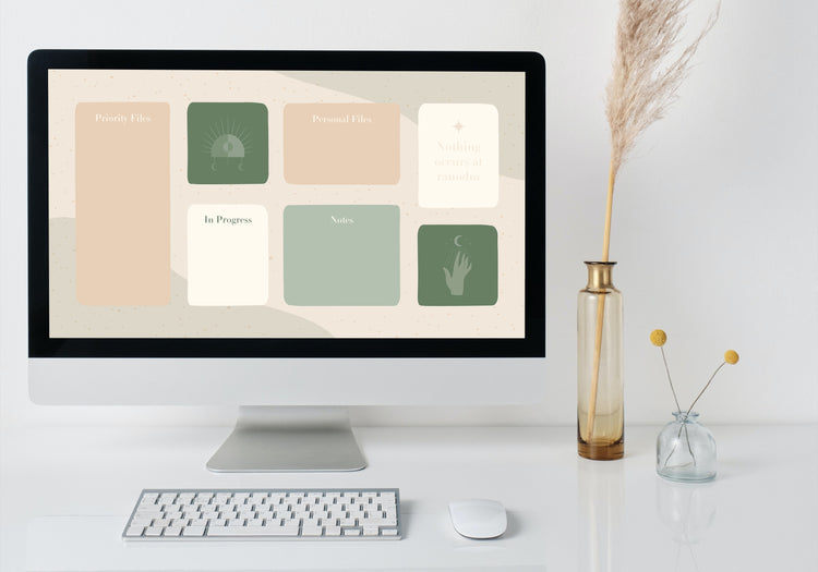 NEU | Desktop Organizer Wallpaper | Mac & Windows